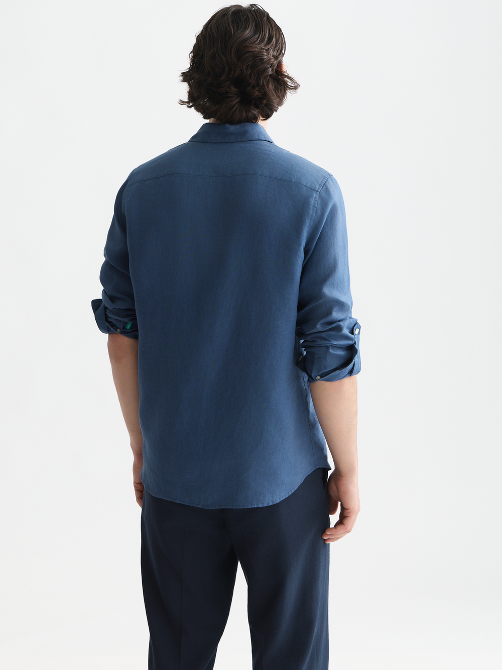 Seasonal core linen regular-fit shirt