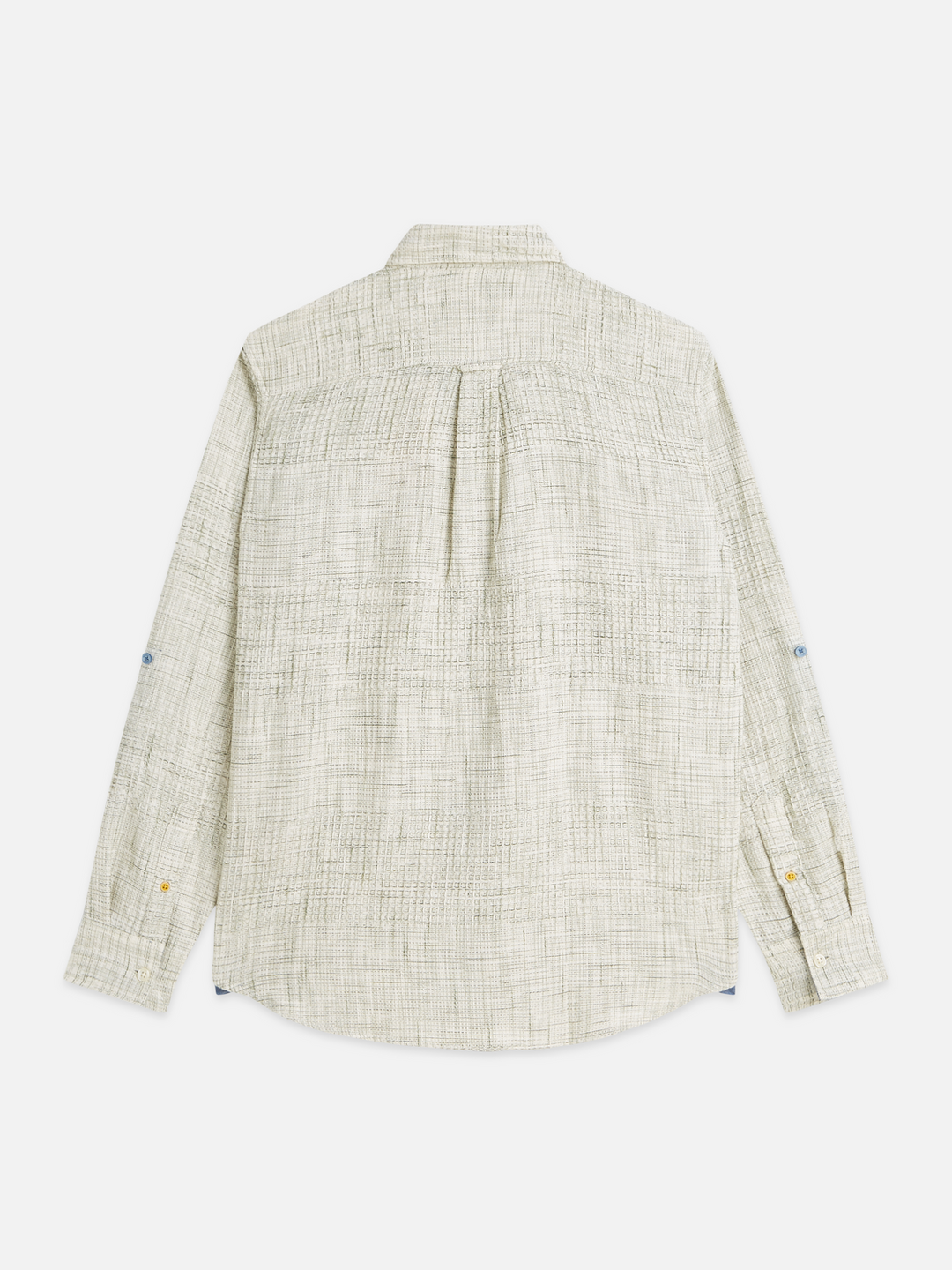 Melange waffle regular-fit shirt
