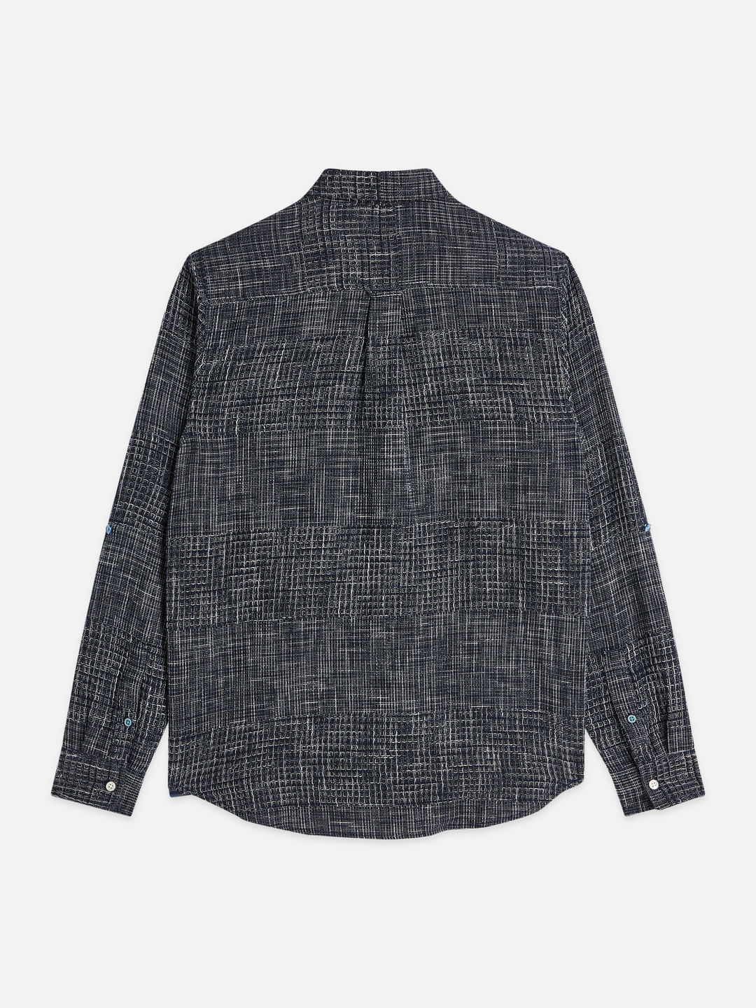 Melange waffle regular-fit shirt