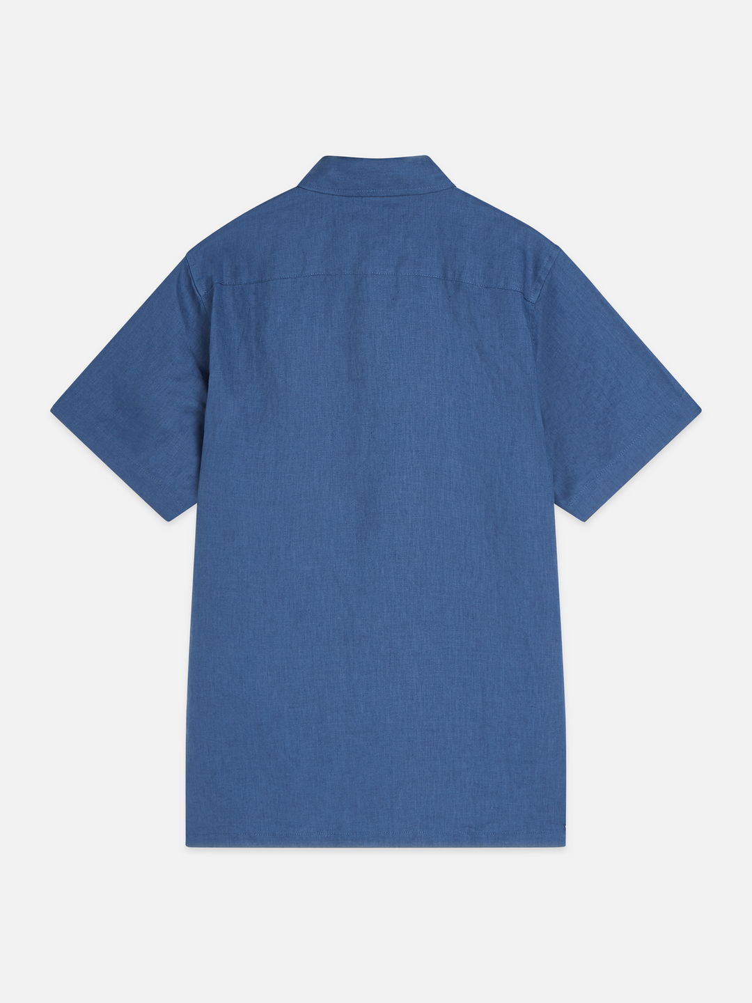 Seasonal core linen regular-fit short sleeved shirt