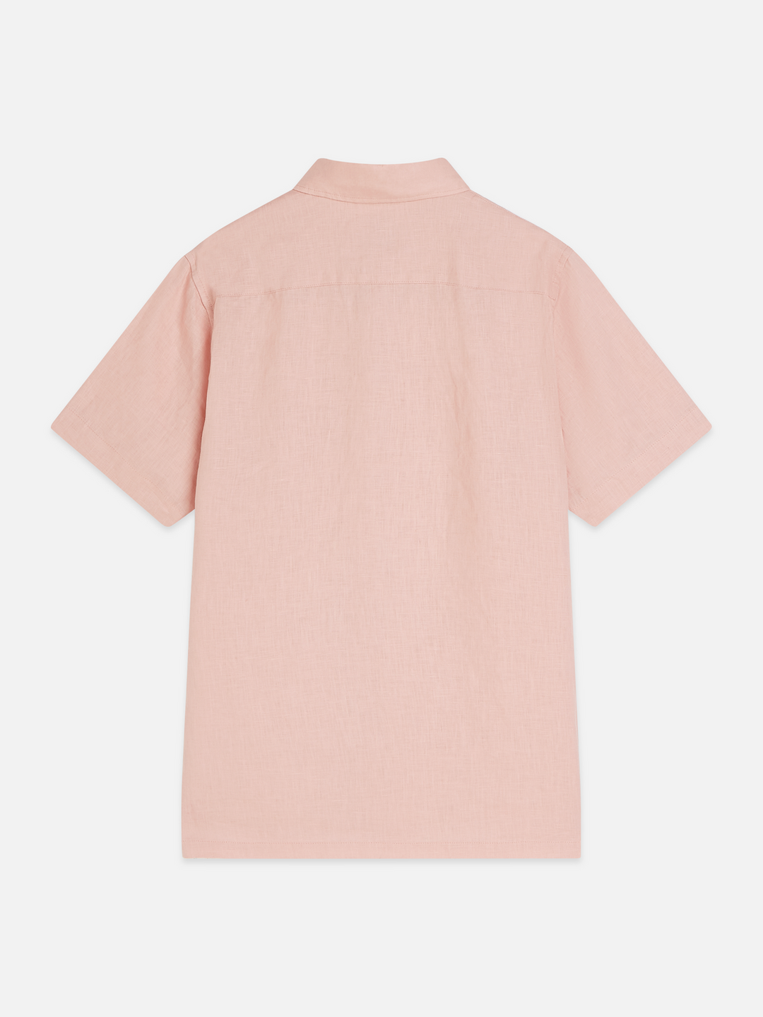 Seasonal core linen regular-fit short sleeved shirt