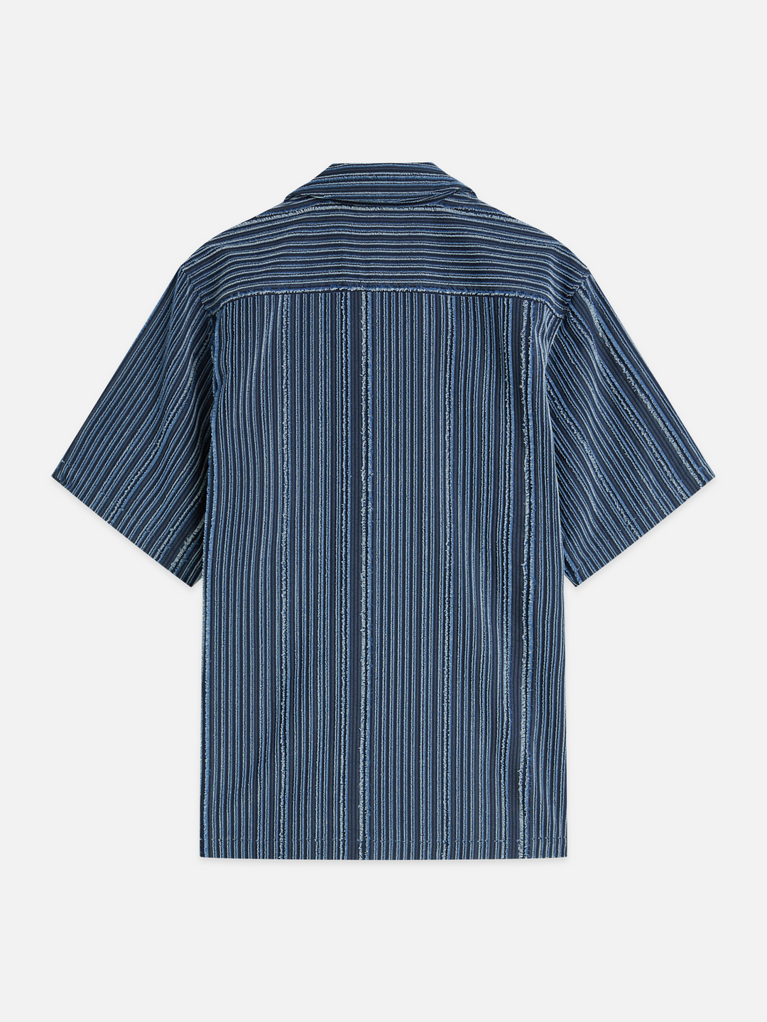 Textured relaxed-fit short sleeved shirt