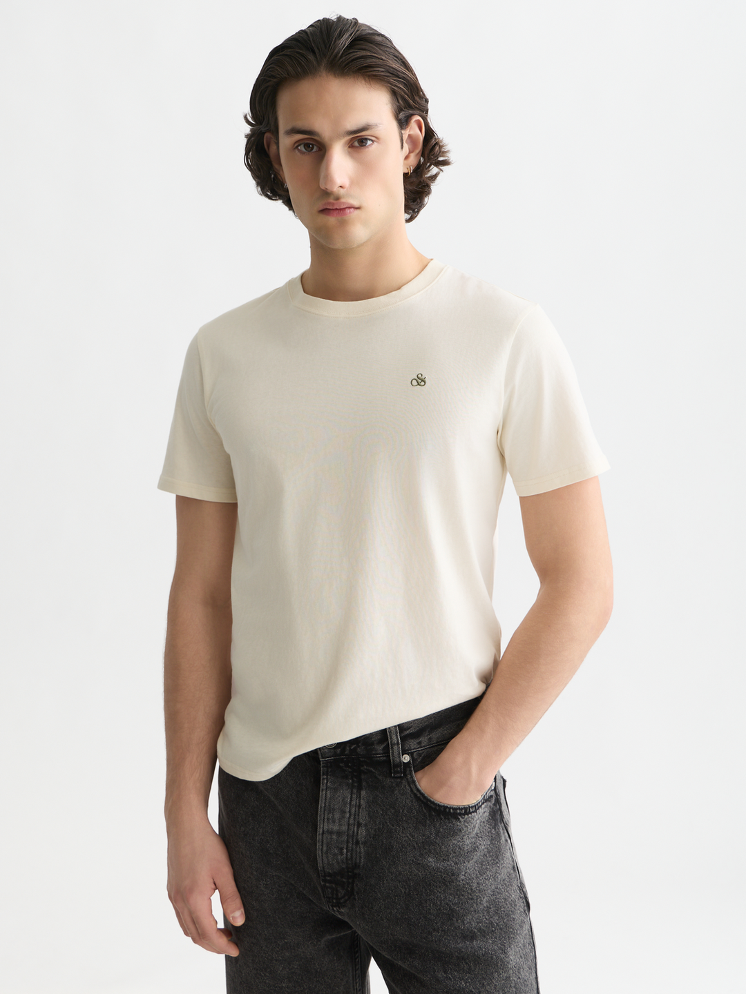 Seasonal core chest logo regular-fit T-shirt