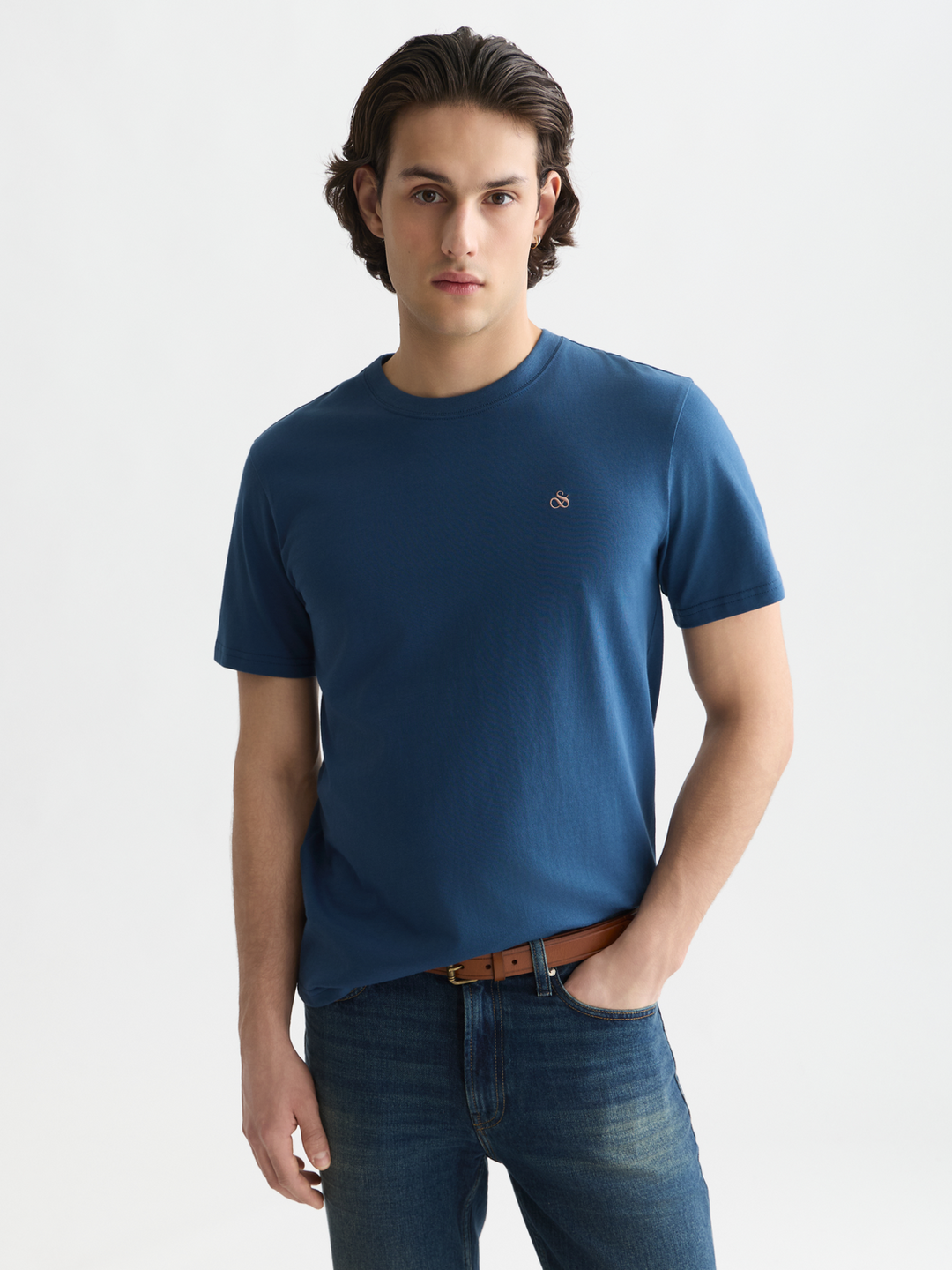 Seasonal core chest logo regular-fit T-shirt