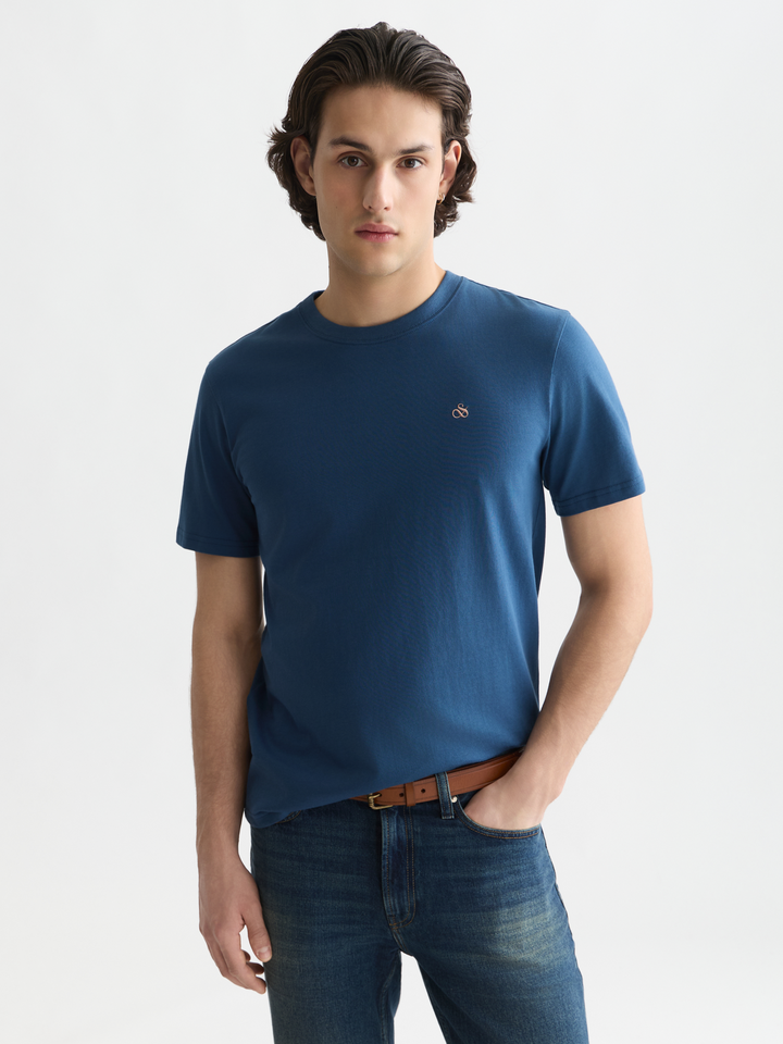 Seasonal core chest logo regular-fit T-shirt