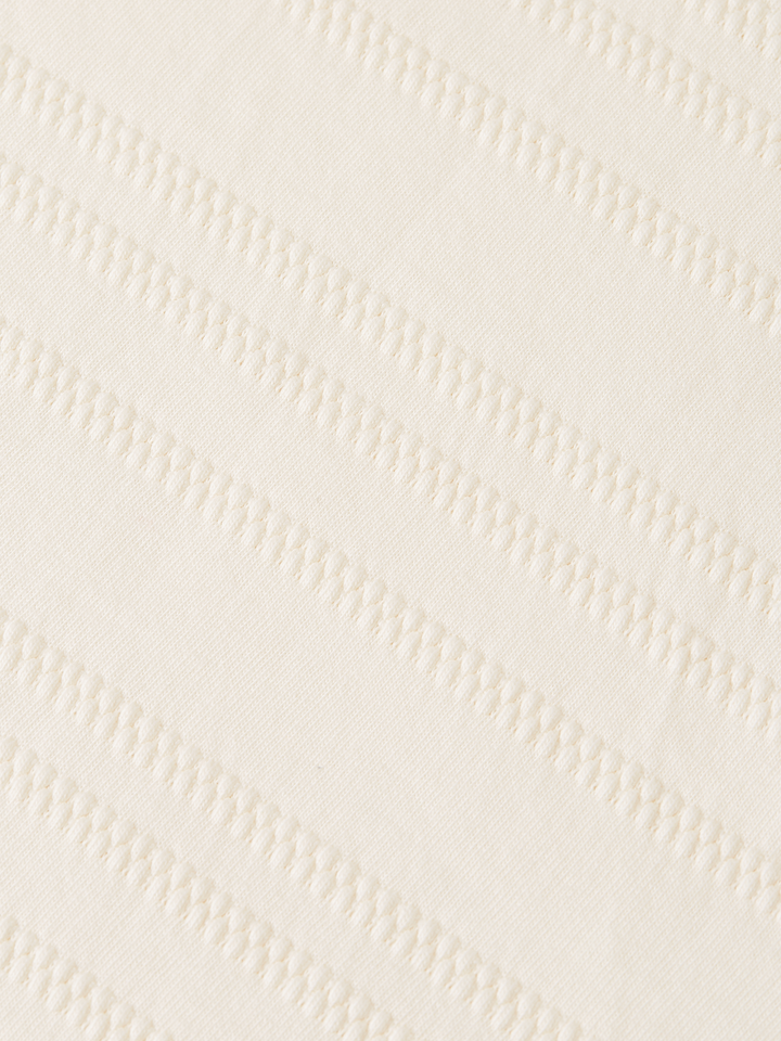 Textured jacquard relaxed-fit T-shirt