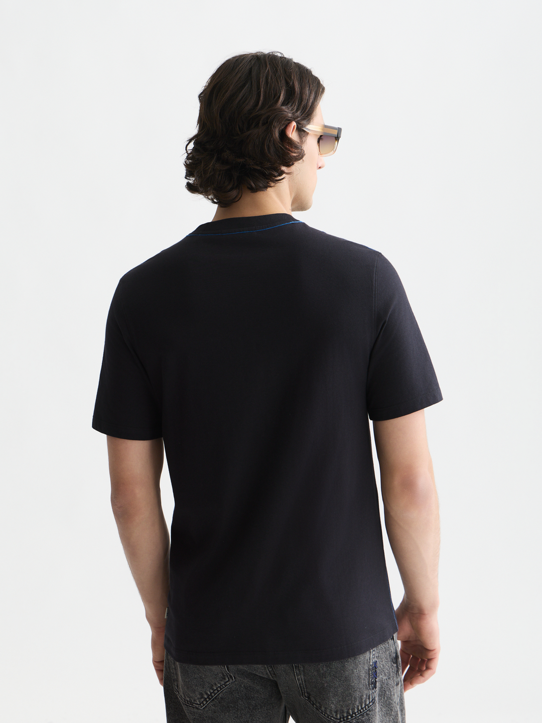 Front artwork regular-fit T-shirt