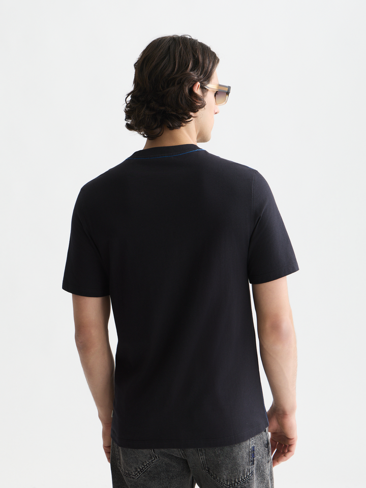 Front artwork regular-fit T-shirt