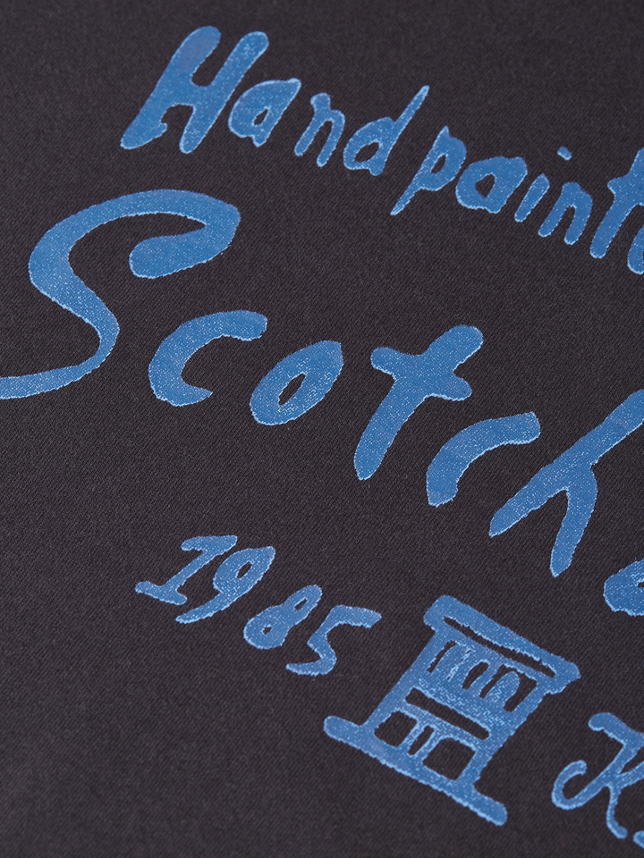 Front artwork regular-fit T-shirt