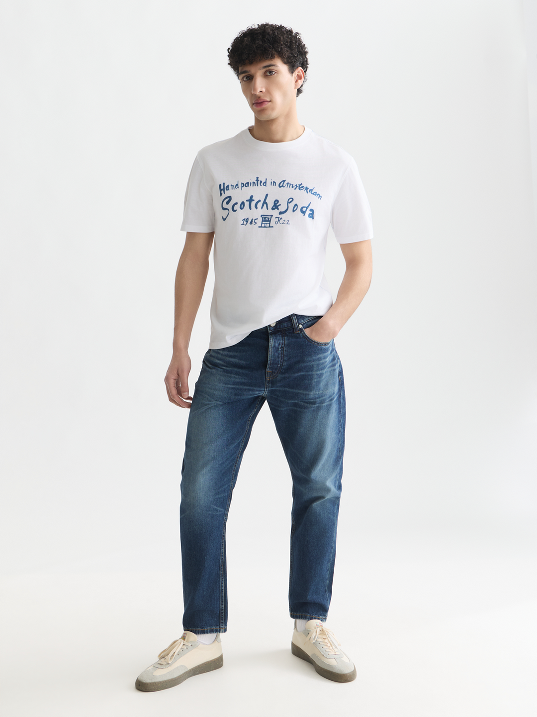 Front artwork regular-fit T-shirt