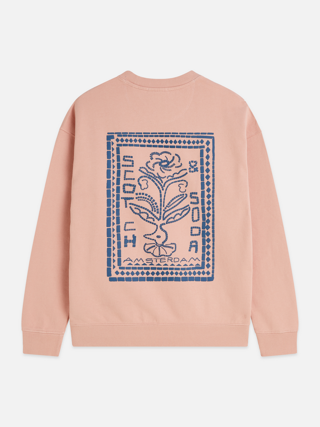 Front and back artwork relaxed-fit sweatshirt