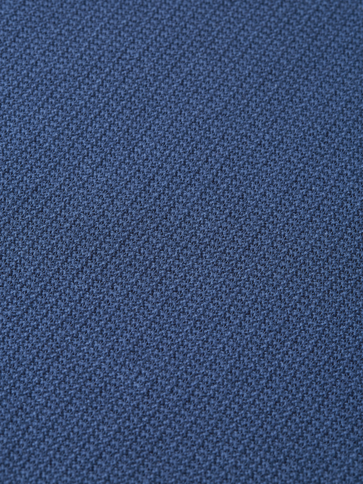 Seasonal core structured knitted regular-fit polo