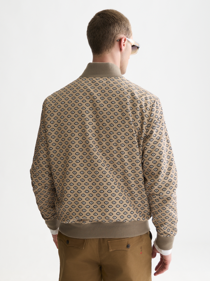 Reversible bomber jacket