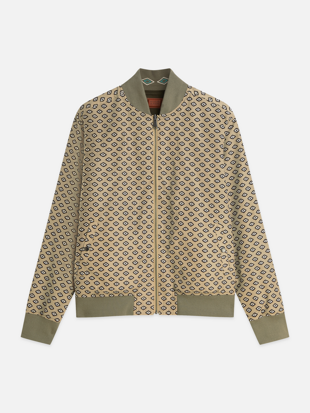 Reversible bomber jacket