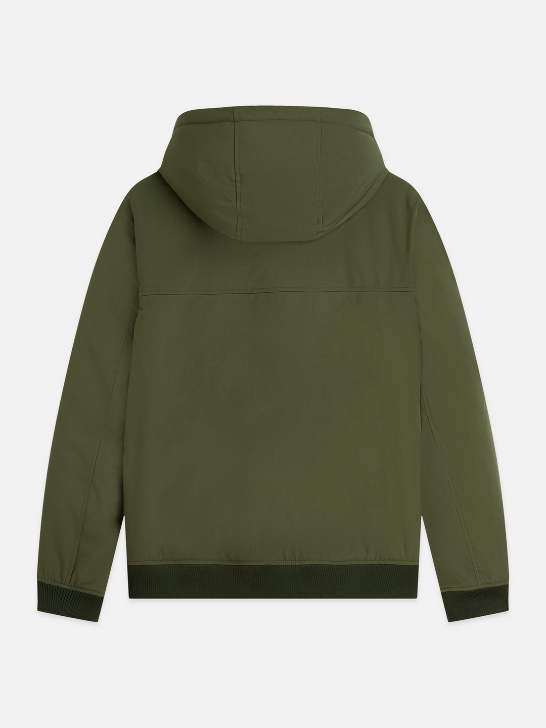 Hooded softshell padded jacket