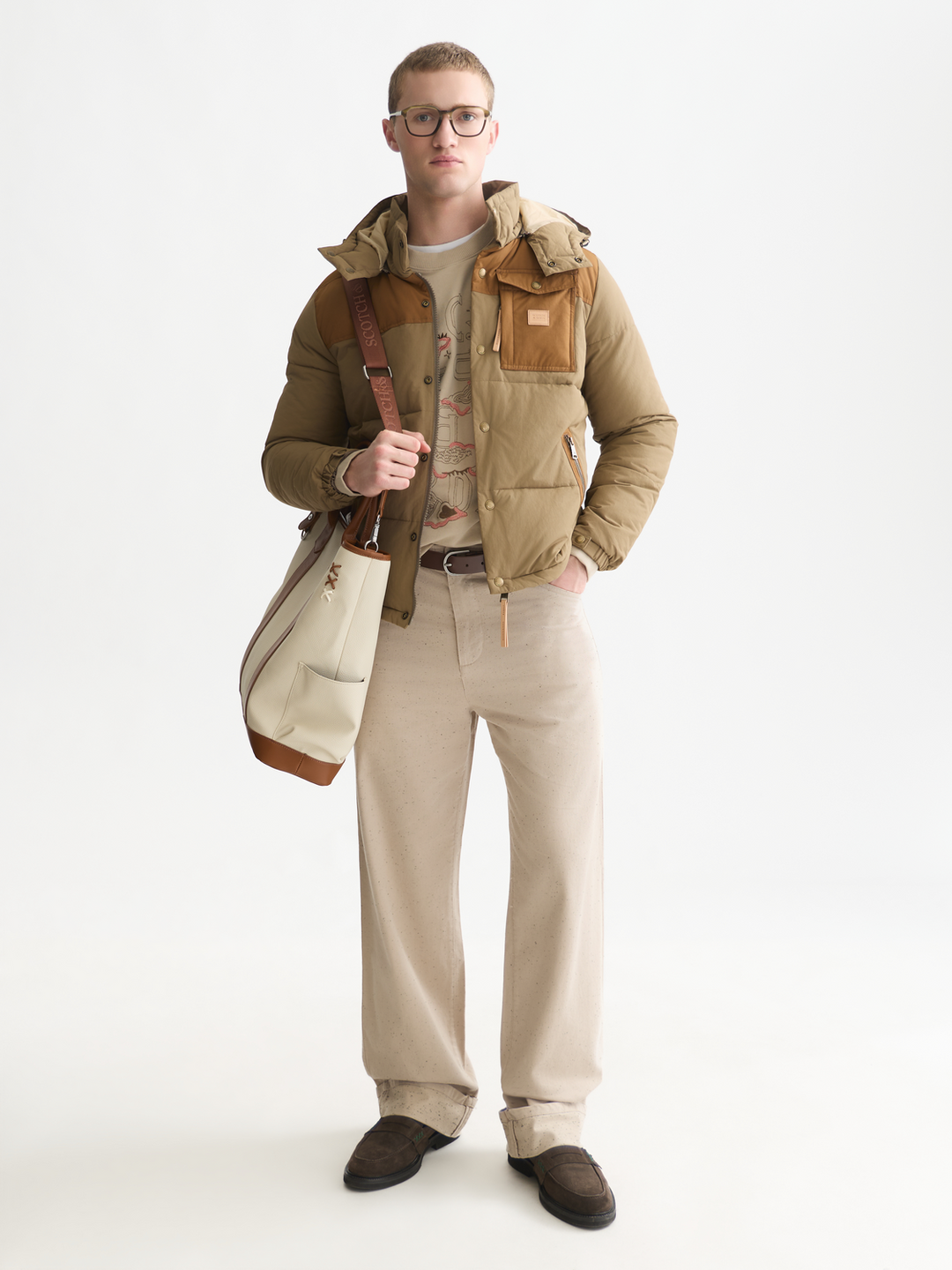 Hooded puffer jacket