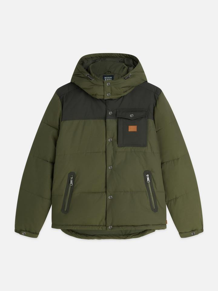 Hooded puffer jacket