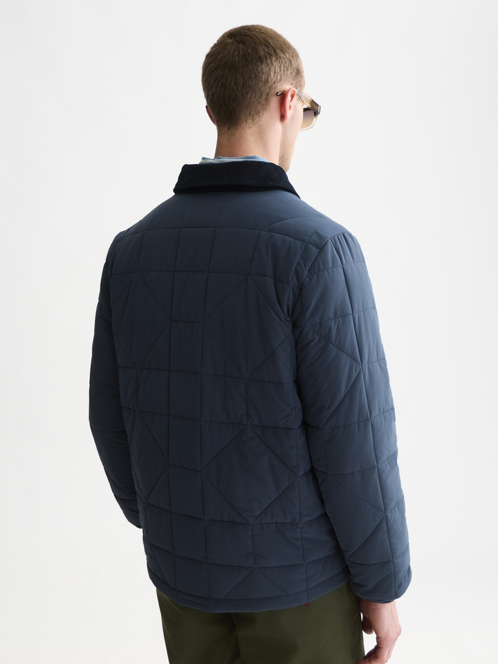 Quilted geo jacket