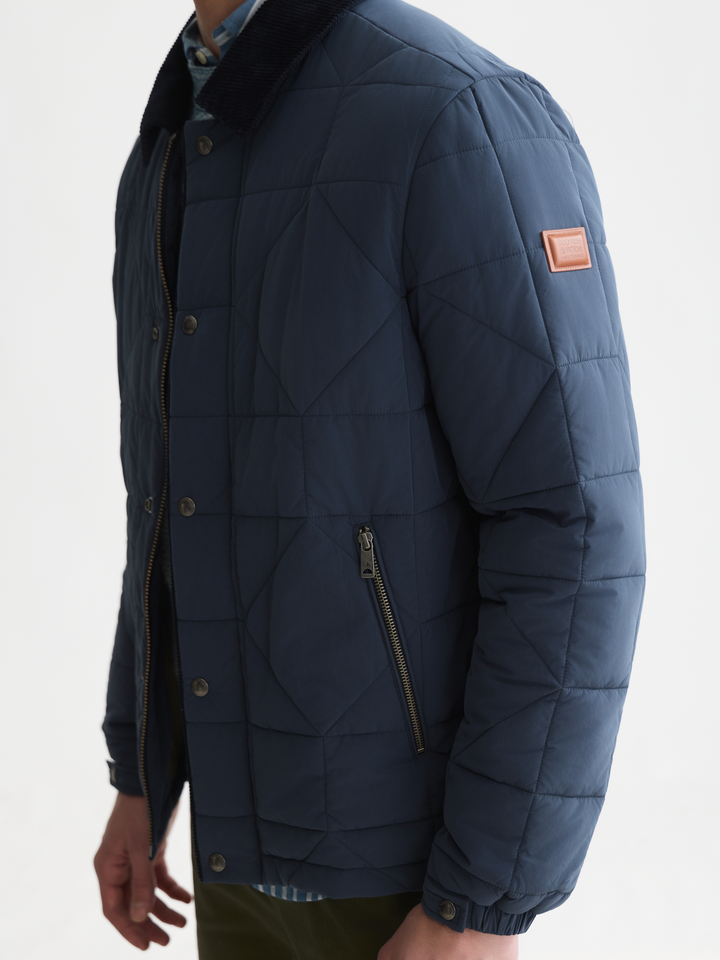 Quilted geo jacket