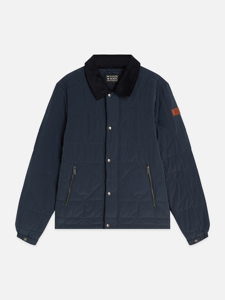 Quilted geo jacket