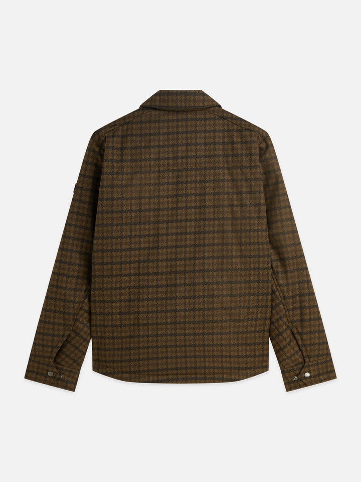 Houndstooth quilted jacket