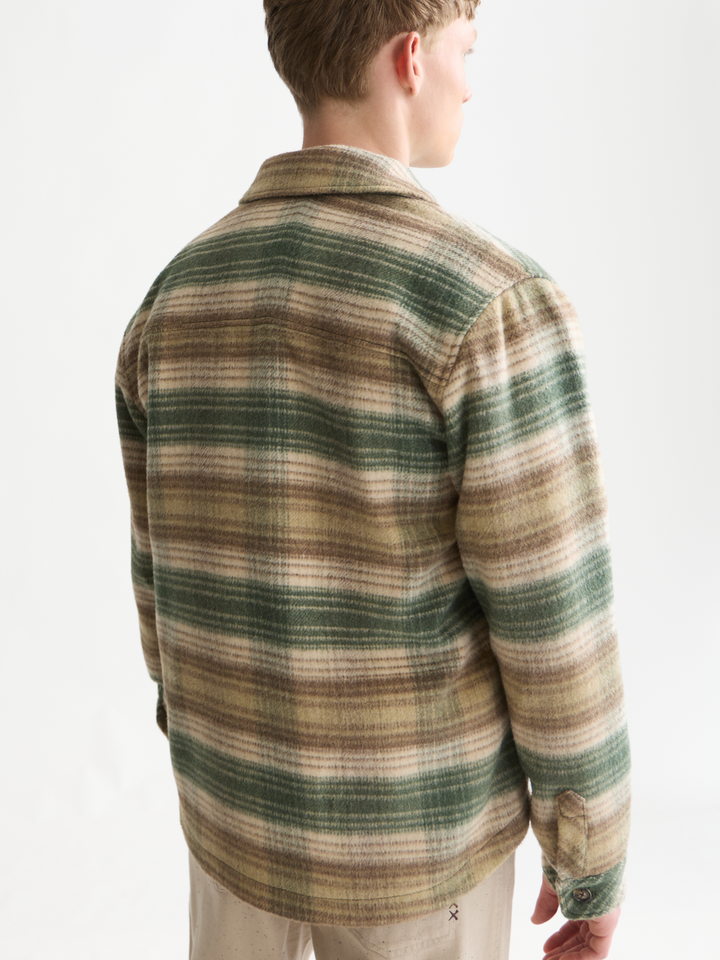 Checked overshirt
