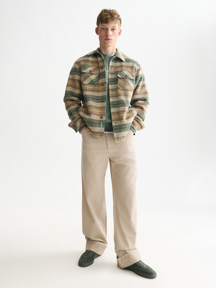 Checked overshirt