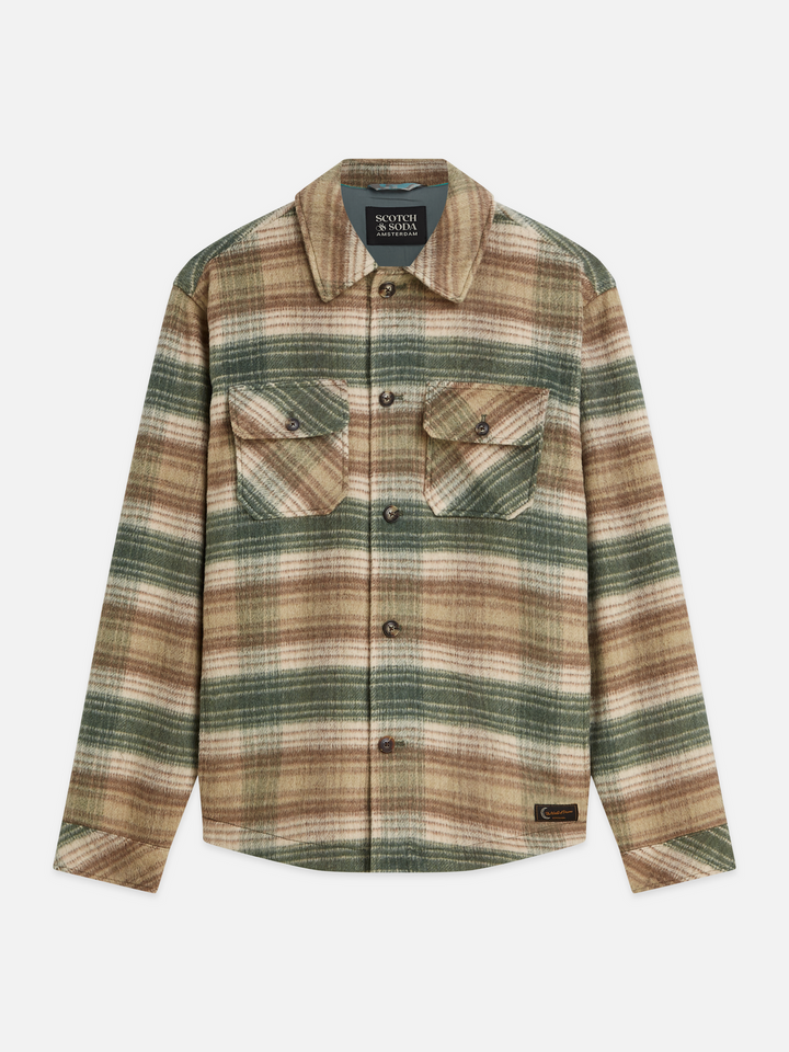 Checked overshirt