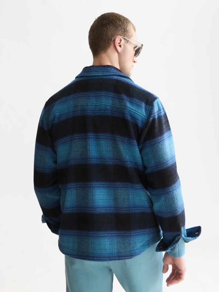 Checked overshirt