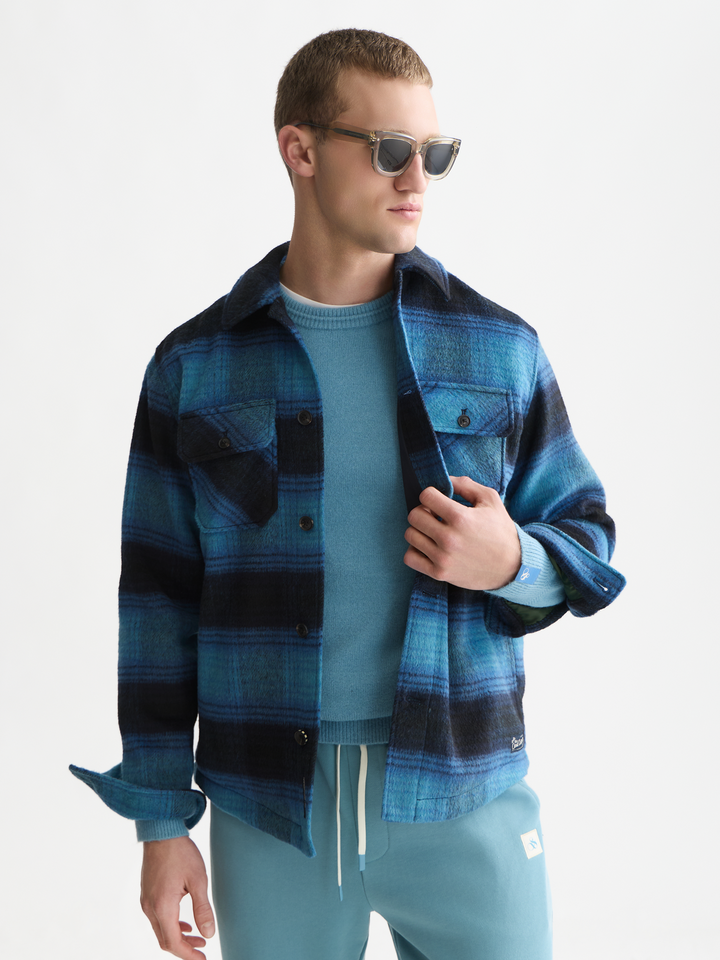 Checked overshirt