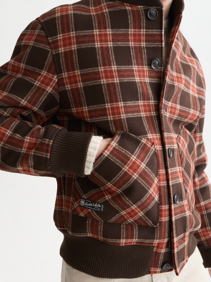 Shawl collar bonded jacket