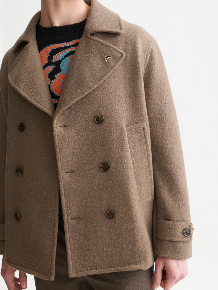 Wool-blend peacoat