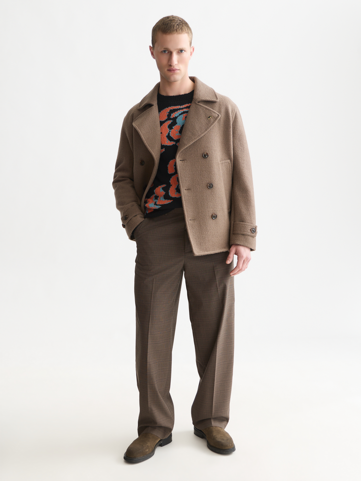Wool-blend peacoat