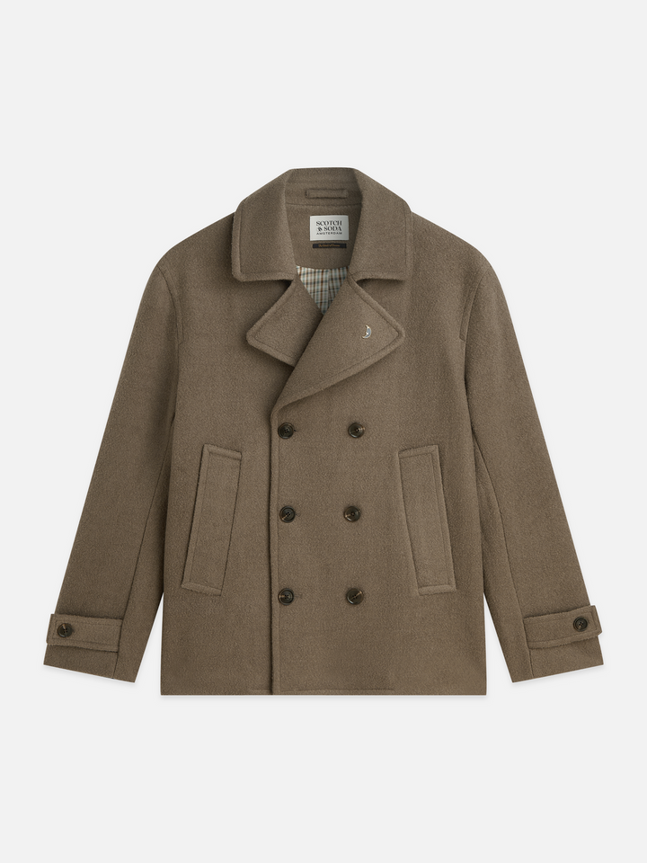 Wool-blend peacoat