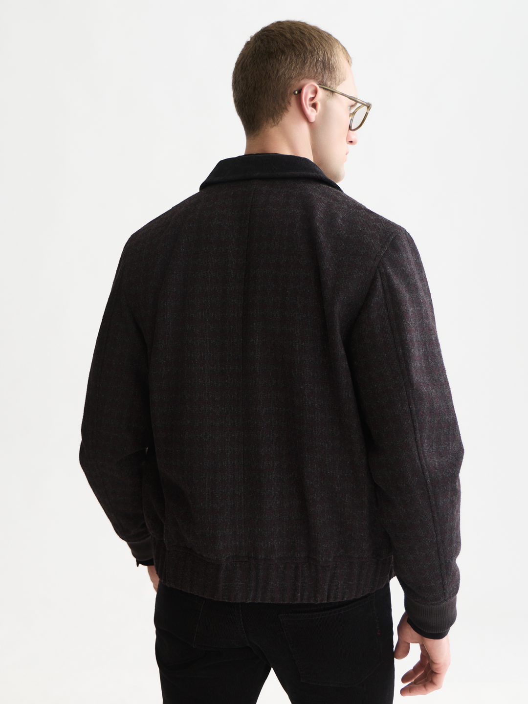 Wool deck jacket