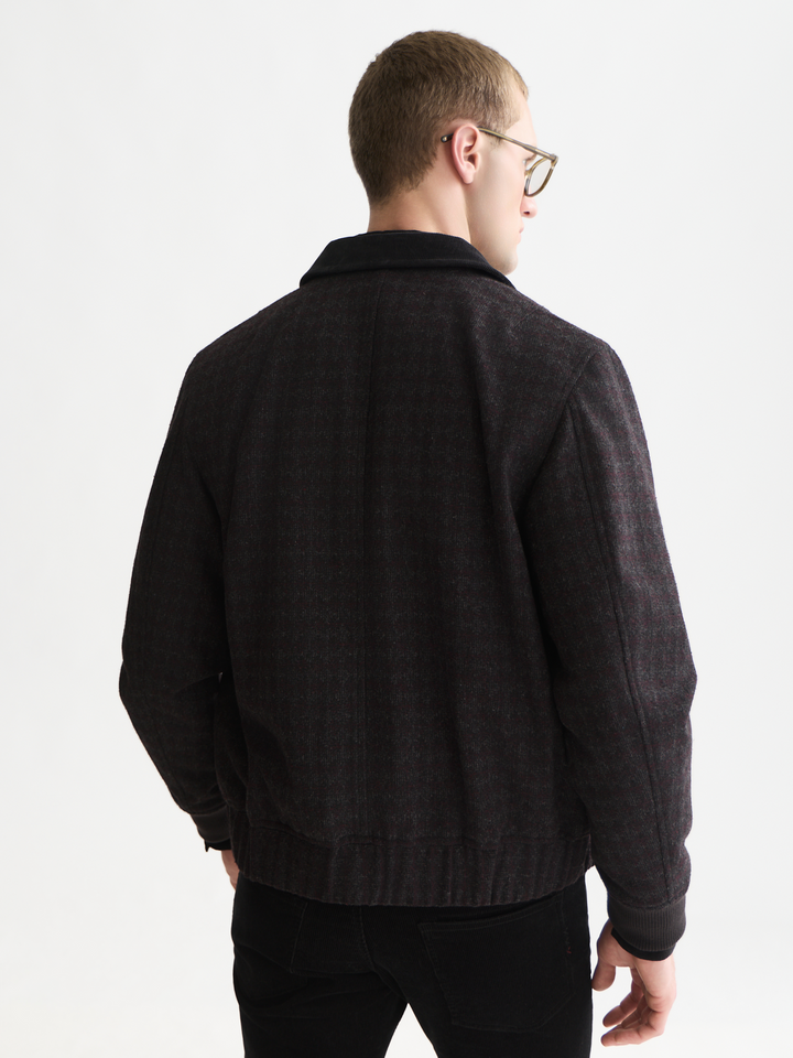 Wool deck jacket