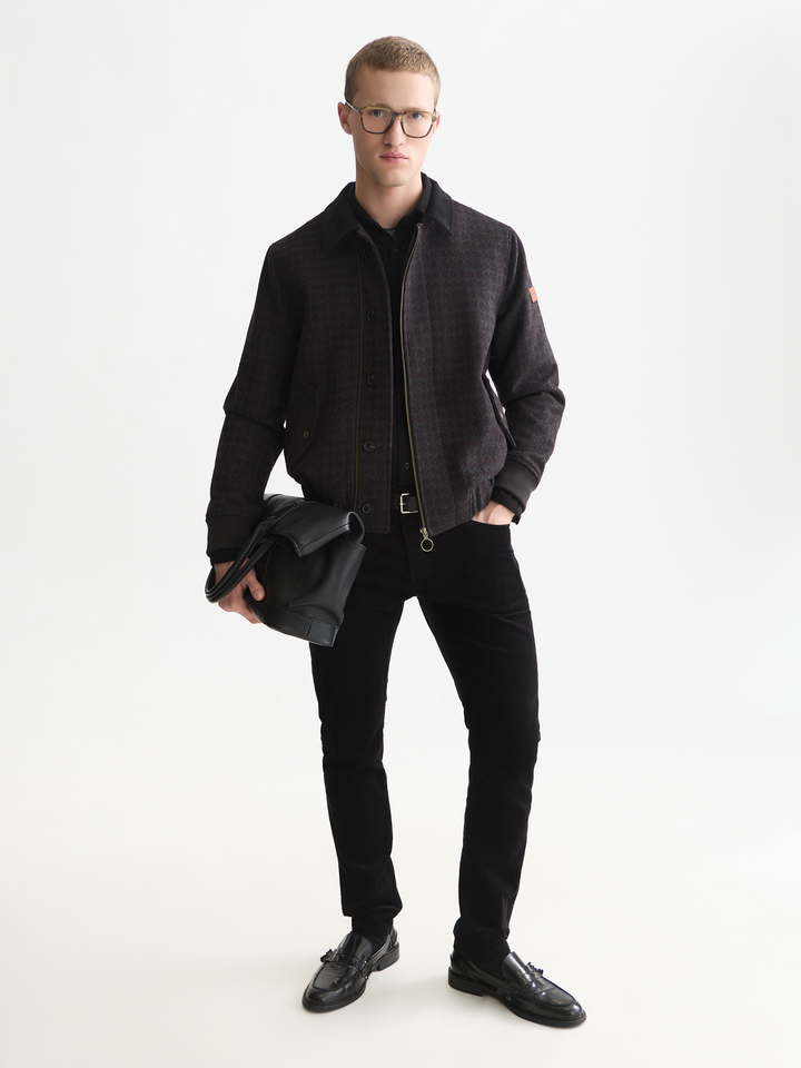 Wool deck jacket