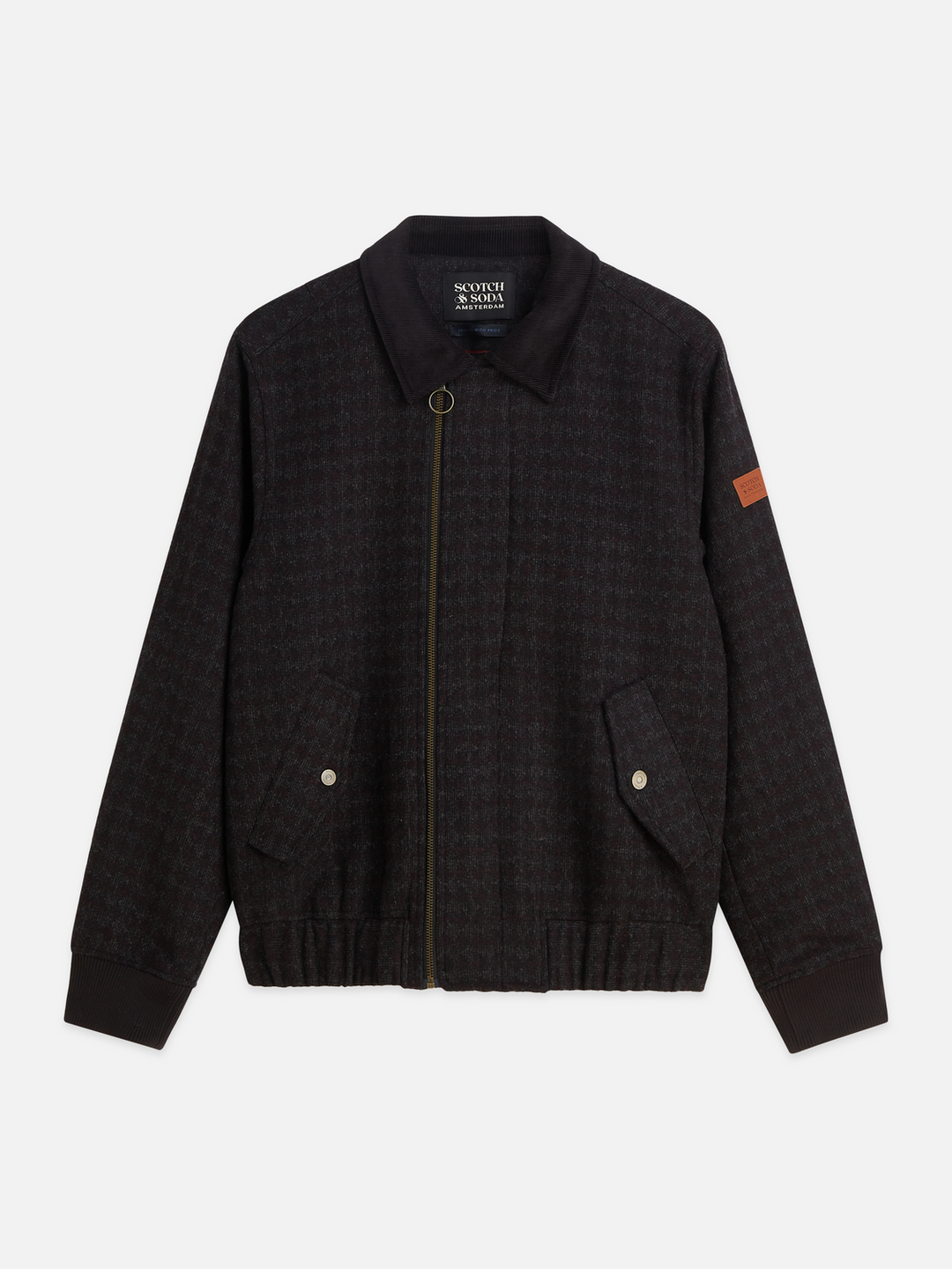 Wool deck jacket