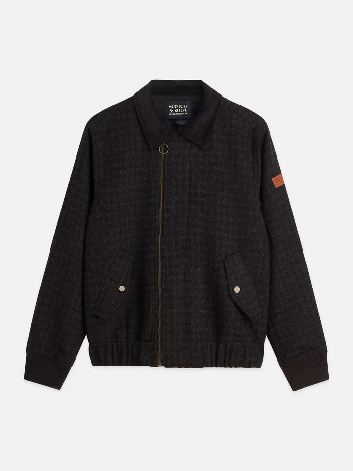 Wool deck jacket
