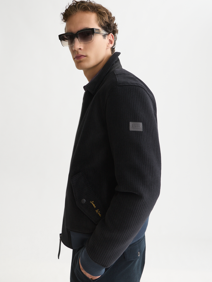 Velvet blouson