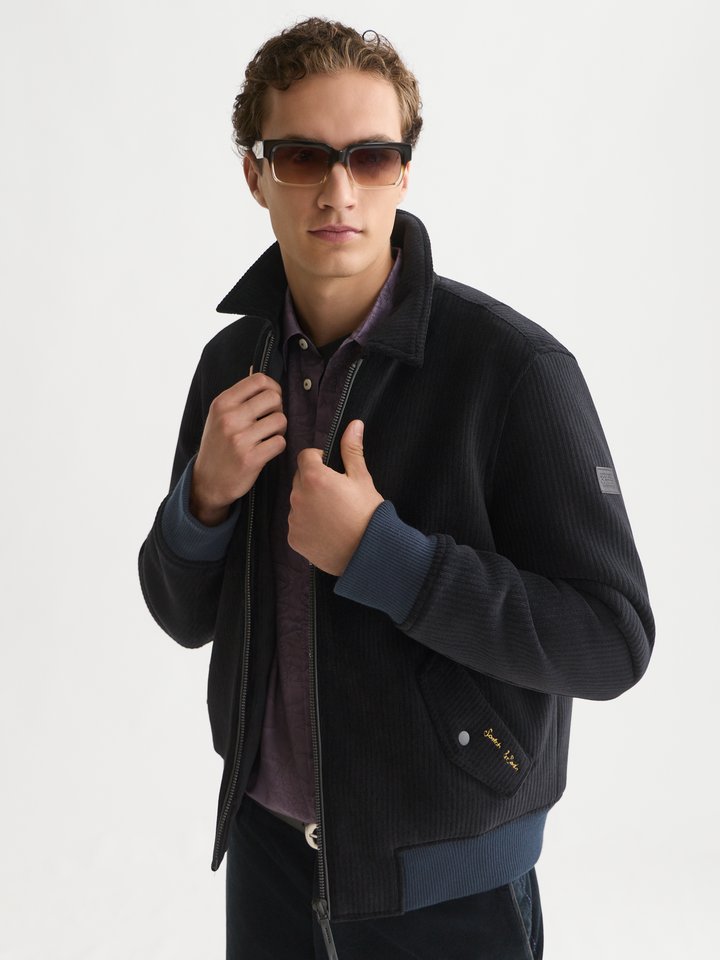 Velvet blouson