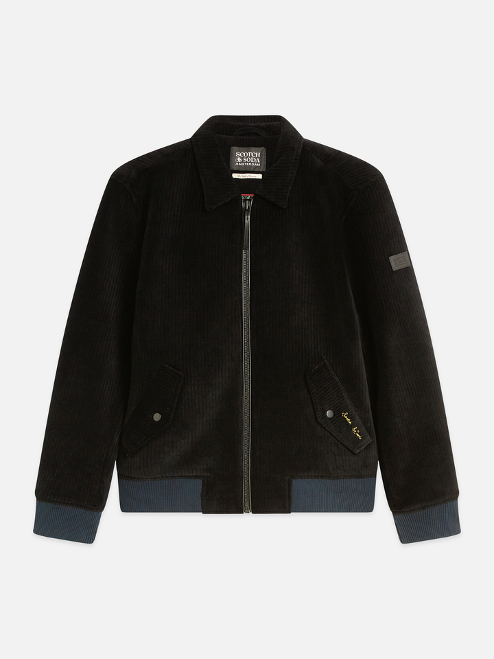 Velvet blouson