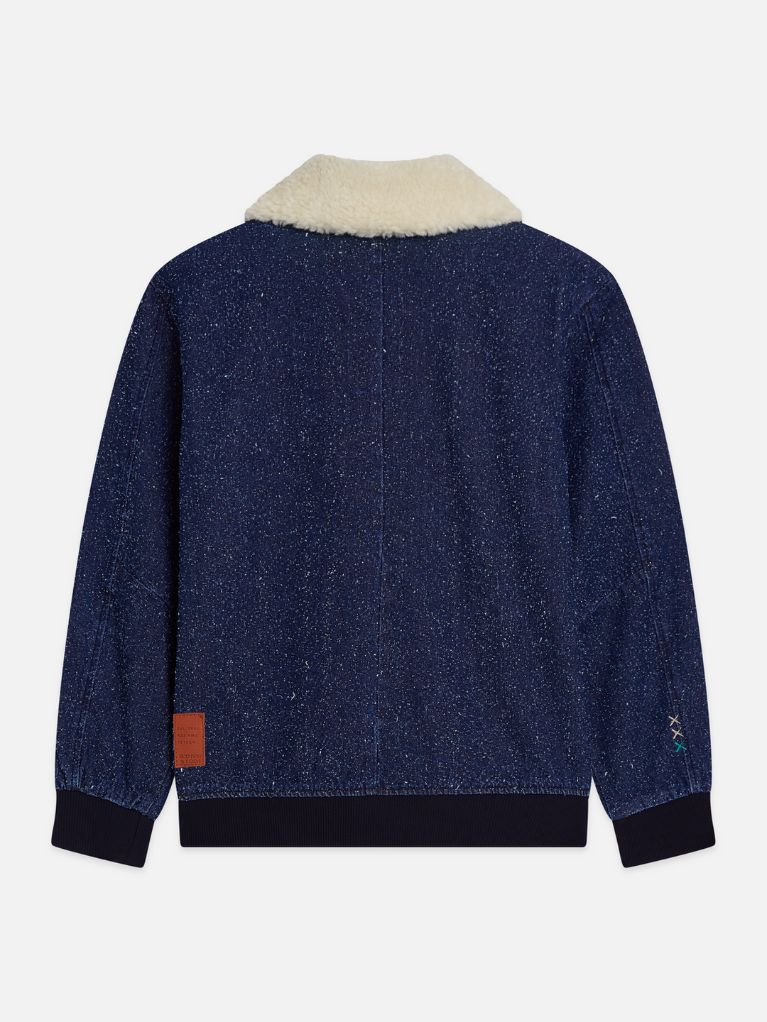 Denim flight jacket
