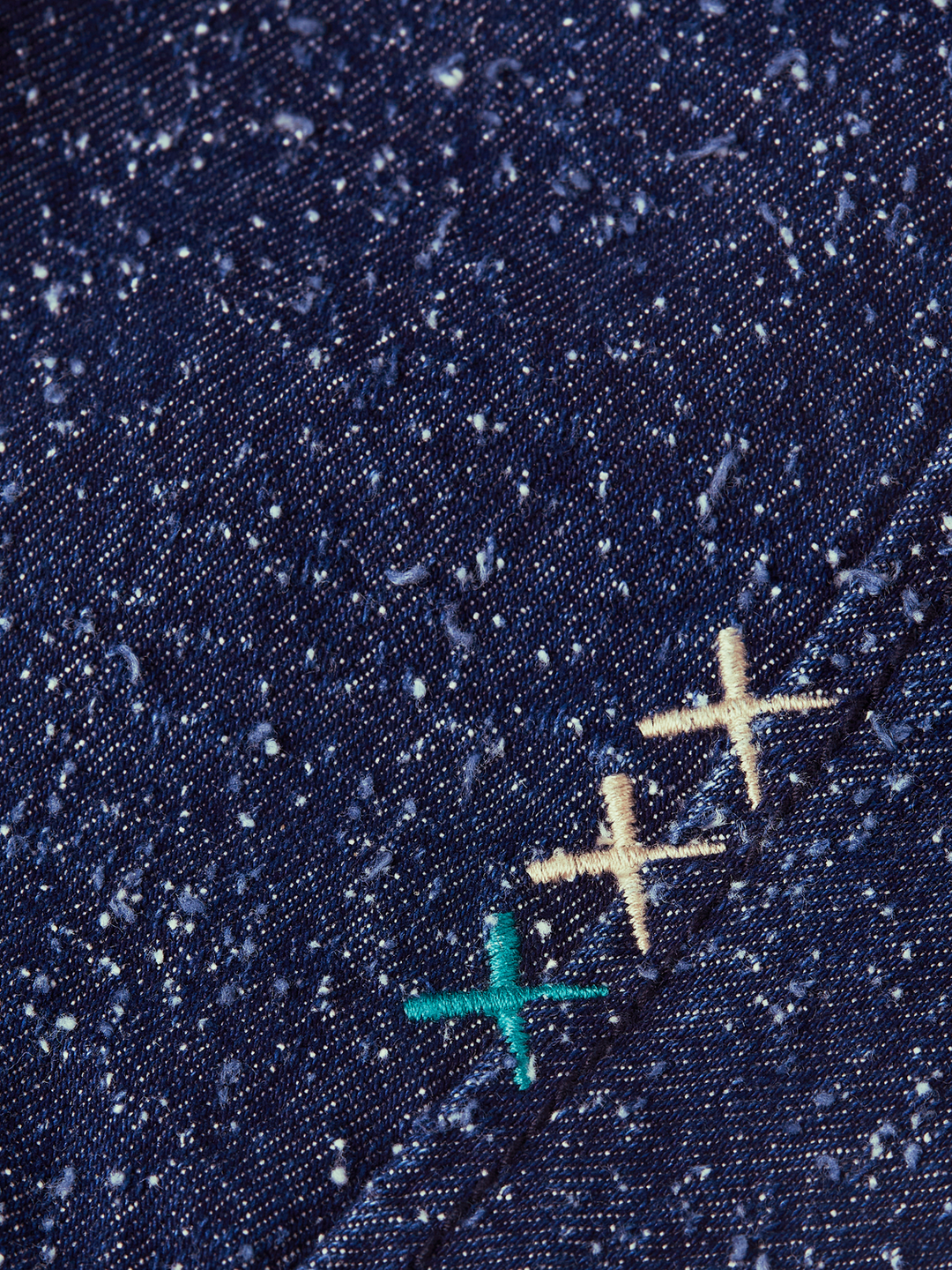 Denim flight jacket