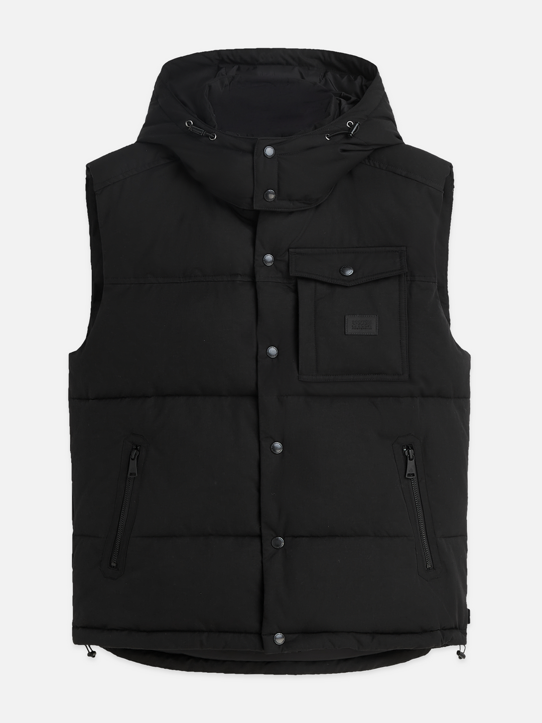 Hooded puffer vest
