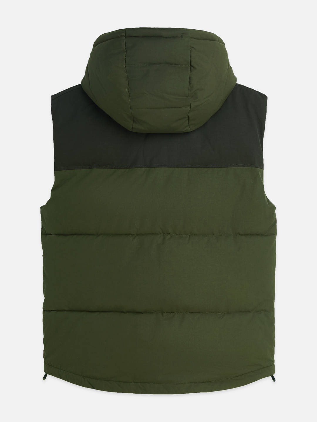 Hooded puffer vest