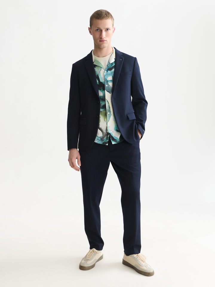 Miles tailored jersey regular-fit blazer