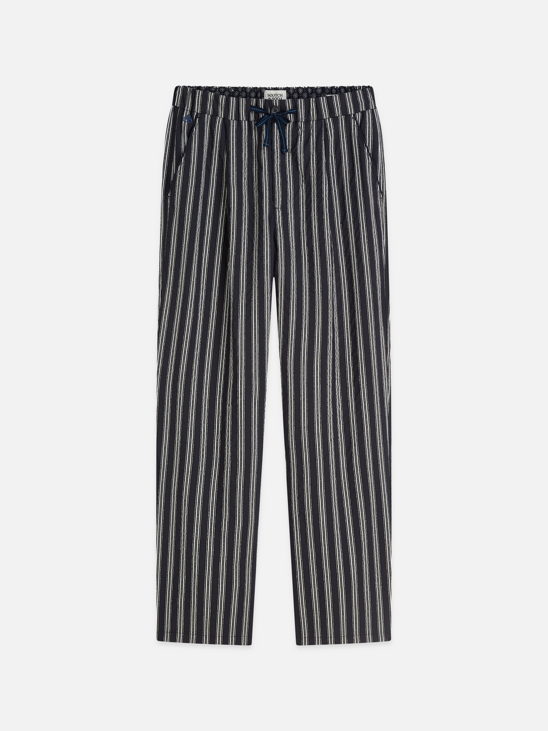 Oliver striped pleated jogger