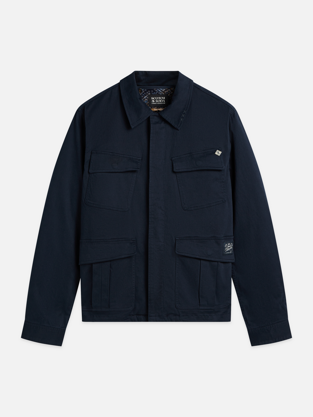 Utility wool lined jacket