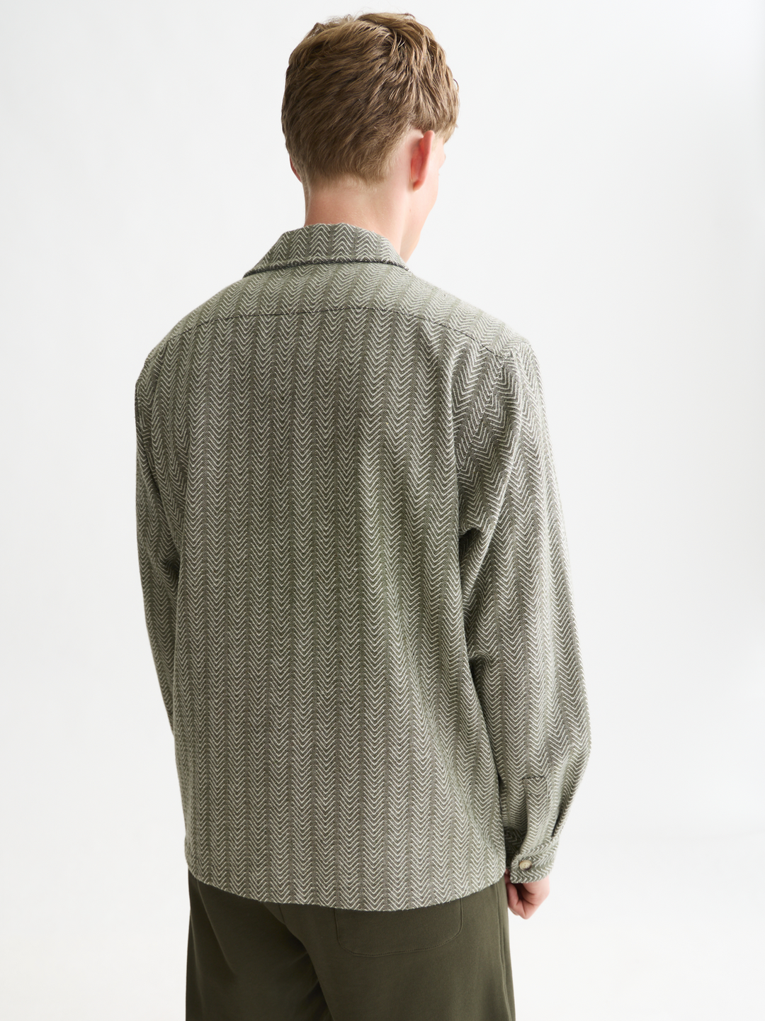Jacquard relaxed-fit shirt